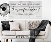 Personalized - The Perfect Blend - Canvas