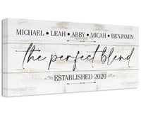 Personalized - The Perfect Blend - Canvas