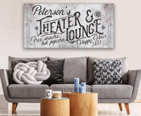 Personalized - Theater & Lounge - Canvas