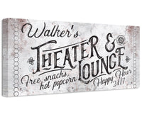 Personalized - Theater & Lounge - Canvas