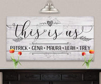 Personalized - This Is Us - Canvas