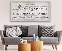 Personalized - This Is Us Our Life - Canvas
