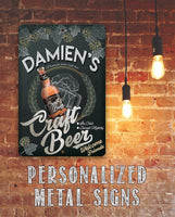 Personalized - Top Quality Craft Beer - Metal Sign