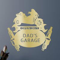 Trike Mechanic Garage Personalized Gifts - Custom Metal Sign