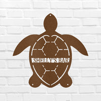 Turtle Personalized Gifts - Custom Metal Sign