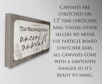 Personalized - Uncork And Unwind - Canvas
