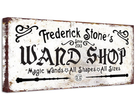 Personalized - Wand Shop - Canvas