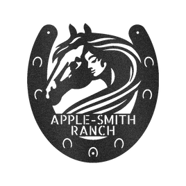 Wedding Gift Personalized Gifts - Custom Metal Sign, Horse Owner, Housewarming Gifts