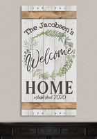 Personalized - Welcome - Canvas