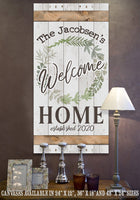 Personalized - Welcome - Canvas