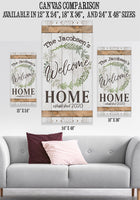 Personalized - Welcome - Canvas