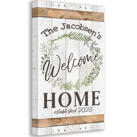 Personalized - Welcome - Canvas