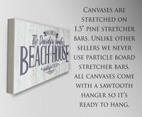 Personalized - Welcome to Our Beach House - Canvas