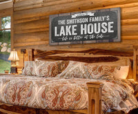 Personalized - Welcome To Our Lake House - Canvas