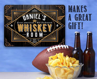 Personalized - Whiskey Room - Metal Sign
