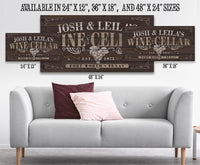 Personalized - Wine Cellar - Canvas