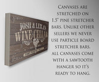 Personalized - Wine Cellar - Canvas
