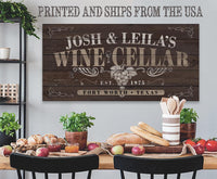 Personalized - Wine Cellar - Canvas
