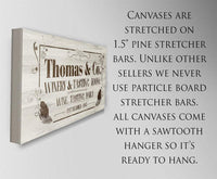 Personalized - Winery Warehouse - Canvas