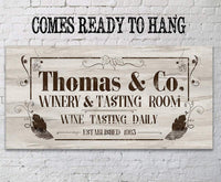 Personalized - Winery Warehouse - Canvas