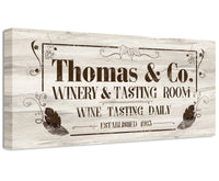 Personalized - Winery Warehouse - Canvas