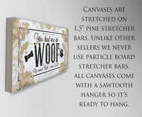Personalized - You Had Me At Woof - Canvas
