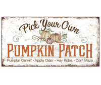 Pick Your Own Pumpkin - Canvas