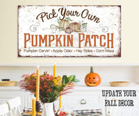 Pick Your Own Pumpkin - Canvas
