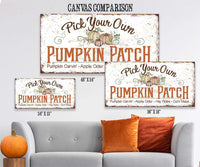 Pick Your Own Pumpkin - Canvas