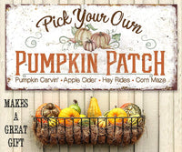 Pick Your Own Pumpkin - Canvas