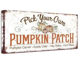 Pick Your Own Pumpkin - Canvas