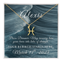 Custom Zodiac Recovery Necklace | Inspiring Sobriety