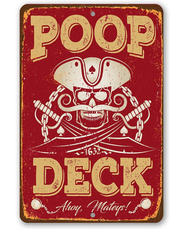 Poop Deck - Metal Sign