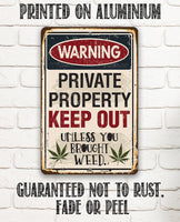 Private Property Keep Out - Metal Sign