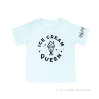 Ice Cream Queen - (Full Size) - Ice Cream Sleeve Detail - Child Tee