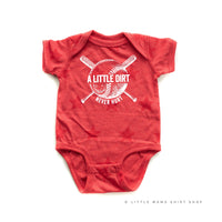 Baseball - A Little Dirt Never Hurt - Child STAR Tee