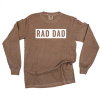 Rad Dad (One Line) - LONG SLEEVE Comfort Colors Tee