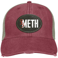 Recovery Distressed Snapback Hat | Inspiring Sobriety | F#CK Meth