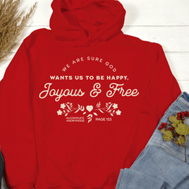 Recovery Hoodie | Inspiring Sobriety |  Happy, Joyous & Free Page 133