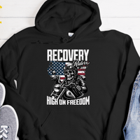 Recovery Hoodie | Inspiring Sobriety |  Recovery Riders  - High On Freedom