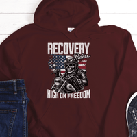 Recovery Hoodie | Inspiring Sobriety |  Recovery Riders  - High On Freedom