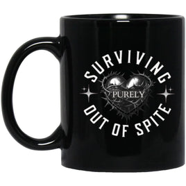 Recovery Mug | Inspiring Sobriety |  Surviving Purely Out of Spite