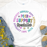 Recovery T-Shirt | Inspiring Sobriety |  Peer Support Specialist