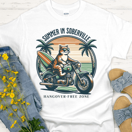 Recovery T-Shirt | Inspiring Sobriety |  Summer in Soberville
