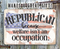Republican - Metal Sign