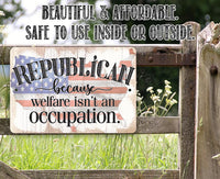 Republican - Metal Sign