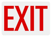 7 X 10" Aluminum "Exit" Sign