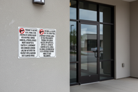 No Open Carry 30.07 Signs 18"x24" Horizontal