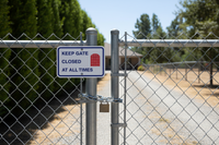 Keep Gate Closed At All Times Sign - 18" x 12"