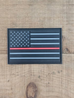 Dark Alternate American Flag PVC Patches
